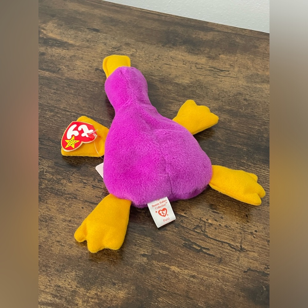 Ty Beanie Baby * Patti the Platypus * Date of birth: Jan 6, 1993 * - Picture 4 of 7